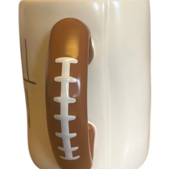 Two Rae Dunn Football Season Ceramic Mugs - Picture 3 of 6